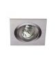 Image Spot Alu injecté 230V Carré Orientable Alu Brossé avec Douil