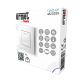 Télécommande Murale Extra Plate Avec Sonde De Température - 2 Touches Zigbee Up référence : 4820399 de la marque YOKIS