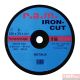  Image Disque tronc. metx iron-cut 125x1.6