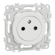  Image Odace - lot de 108 prises 2P+T affleurantes S920052 - blanc craie