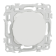  Image Odace - obturateur - pré-perçage pour sortie de câble - blanc craie