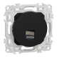  Image Odace - prise RJ45 - Cat6 UTP grade 1 à 2 - noir onyx