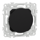  Image Odace - obturateur - pré-perçage pour sortie de câble - noir onyx