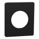  Image Odace Architecte - plaque de finition 1 poste - couleur Noir onyx