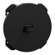  Image Odace - enjoliveur seul - pour va-et-vient ou poussoir à levier - noir onyx