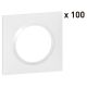  Image Dooxie lot de 100 plaques 1 poste blanc