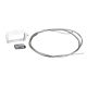  Image Canalis kba - étrier universel - avec cable acier 3 m - blanc