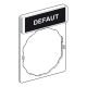  Image Harmony - porte-étiquette 30x40 + étiquette defaut' 8x27 - blanc/noir