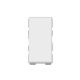  Image Poussoir 6a 1 module blanc