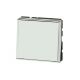  Image Poussoir inverseur 6a 2 modules evoled porte etiquette blanc