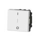  Image Interrupteur 20a 2 modules bipolaire evoled blanc