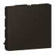  Image Obturateur plaque 2 modules noir mat