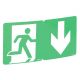  Image Picto runing man + fleche verticale