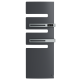 Radiateur sèche-serviettes connecté Serenis Premium mât droite 1750W Graphite
