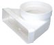 Image Cmv 55x220x125 - coude mixte vertical section 55x220 en diametre 125