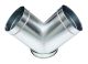  Image Cu 160/2x125 - culotte de raccordement diametres 160 / 2 x 125