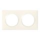 Image Dooxie plaque 2 postes blanc