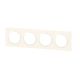  Image Dooxie plaque 4 postes blanc