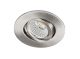  Image Dl-iso - encastré ip20, recouvrable, nickel, led intég. 8w 65° 3000k 800lm