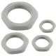 Ecrou polyamide gris pg 16
