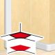  Image Angle intérieur pour goulottes DLP monobloc 50x80mm ou 50x105mm - blanc