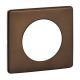  Image Plaque 1 poste satine bronze