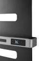  Image Radiateur sèche-serviettes connecté Serenis mât gauche 500W anthracite