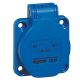 Prise à encombrement réduit P17 à brochage domestique IP54 16A - 250V~ - bleu référence : 057667 de la marque LEGRAND