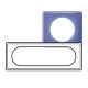  Image Plaque 3p etendue violet 90s