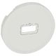  Image Enjoliveur blanc simple pour prise usb
