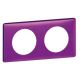  Image Plaque metal 2p violet irise