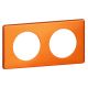  Image Plaque metal 2p orange snake