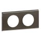  Image Plaque matiere 2p inox black nickel
