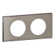  Image Plaque 2p  inox brosse