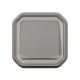  Image Poussoir NO lumineux Plexo complet encastré gris
