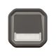  Image Poussoir NO-NF lumineux porte-étiquette Plexo complet encastré anthracite