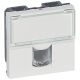 Prise RJ11 4 contacts Mosaic 2 modules - blanc référence : 078731 de la marque LEGRAND