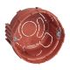  Image Boîte monoposte Batibox maçonnerie Ø67mm avec vis - profondeur 40mm