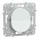  Image Ovalis - bouton poussoir à fermeture - 10a    blanc