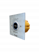  Image Bouton infrarouge lumineux monté sur facade inox 100x100mm pour pot diam60