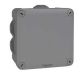  Image Mureva box, boite de dérivation ip55 + embouts 105x105x55, gris