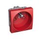  Image Altira - prise de courant 2p+t 90° - à vis standard - détromp. mécanique - rouge