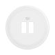  Image Enjoliveur prise USB simple ou double Céliane - Blanc