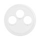  Image Enjoliveur prise TV-R-SAT DAB+ Céliane - Blanc