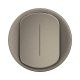  Image Enjoliveur interrupteur va-et-vient témoin Céliane - Titanium