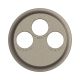Enjoliveur prise TV-R-SAT DAB+ Céliane - Titanium