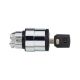  Image Harmony xb4 - tête bouton tourn clé455 - 2 pos rap - retr gauche - ø22 - noir