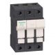  Image Porte-fus 3p 32a pour fusible 10 x 38 mm