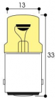 Image Lampe tube NEON 13X33 220V 2MA B15

