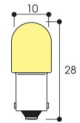 Image Lm - tube 10x28 60v 3w ba9s